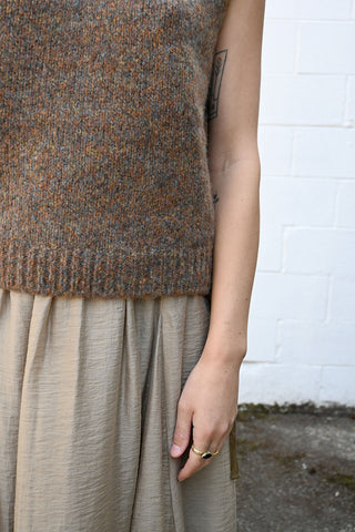 Long Khaki Skirt