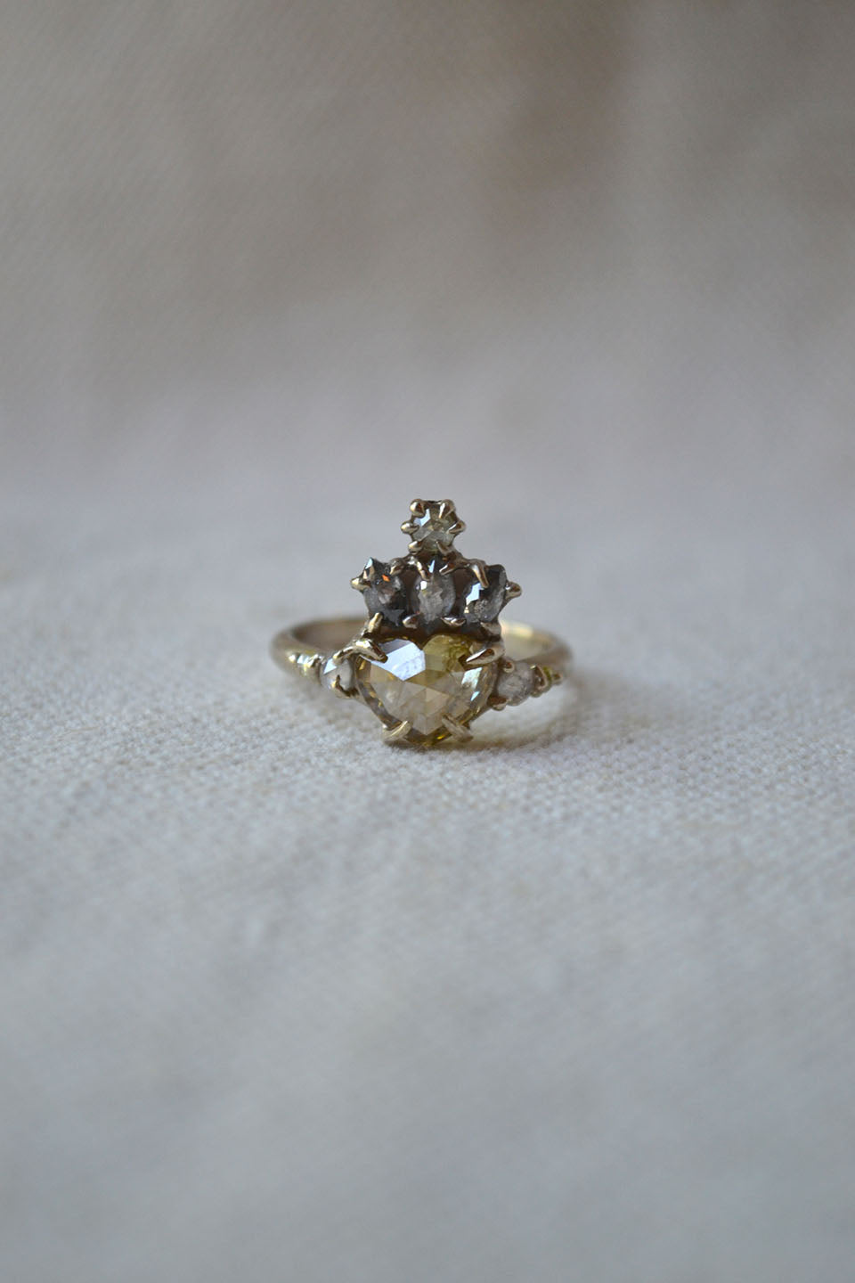 Crowned Heart Ring