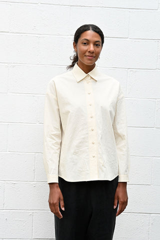 Natural Cotton Button Shirt