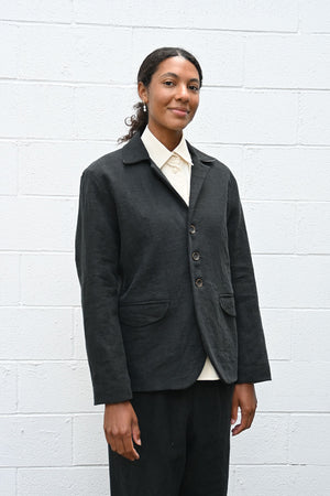 Black Linen Jacket