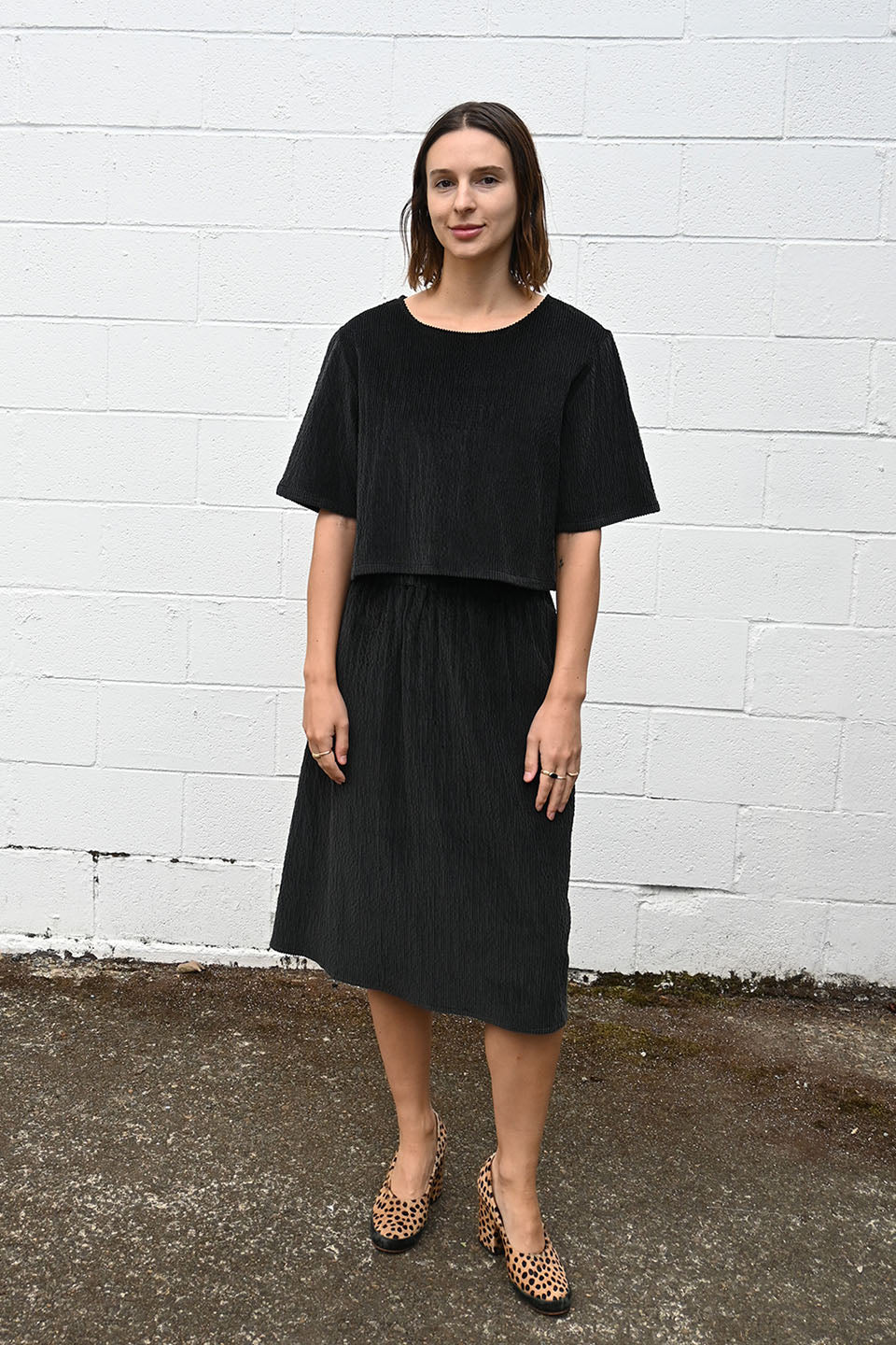 Striped Shirt P1751 Burro/Nero