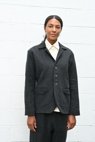 Black Linen Jacket