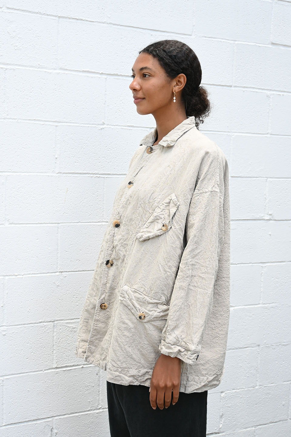 Limbo Artist Natural Linen Jacket