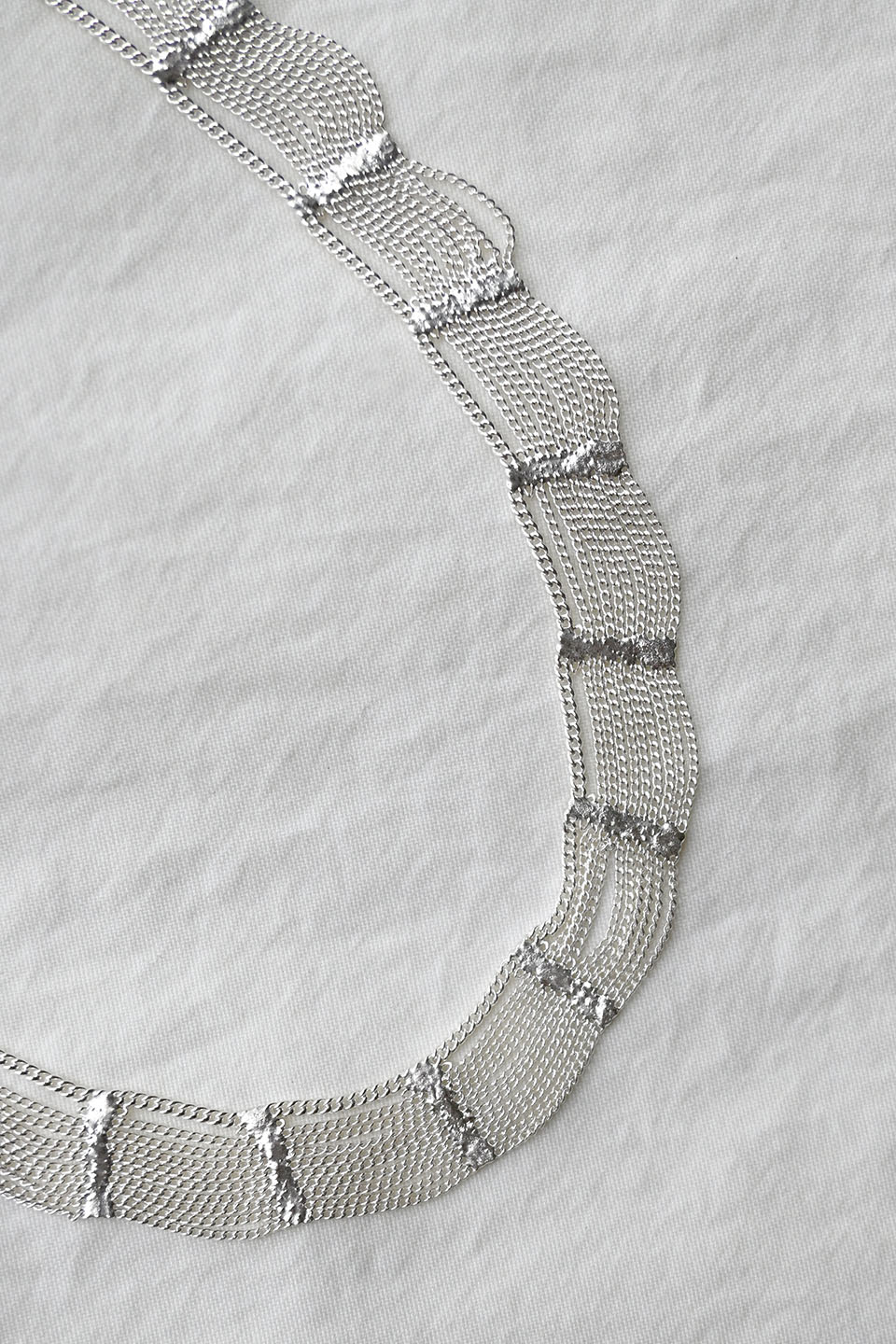 Lace Silver Necklace