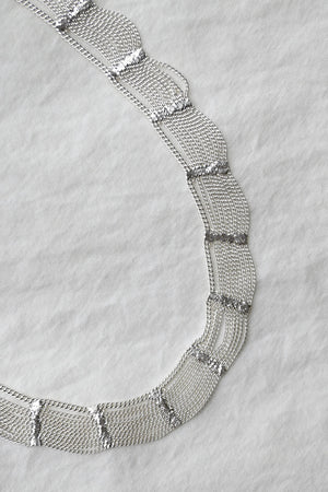 Lace Silver Necklace