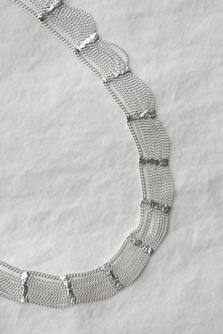 Lace Silver Necklace