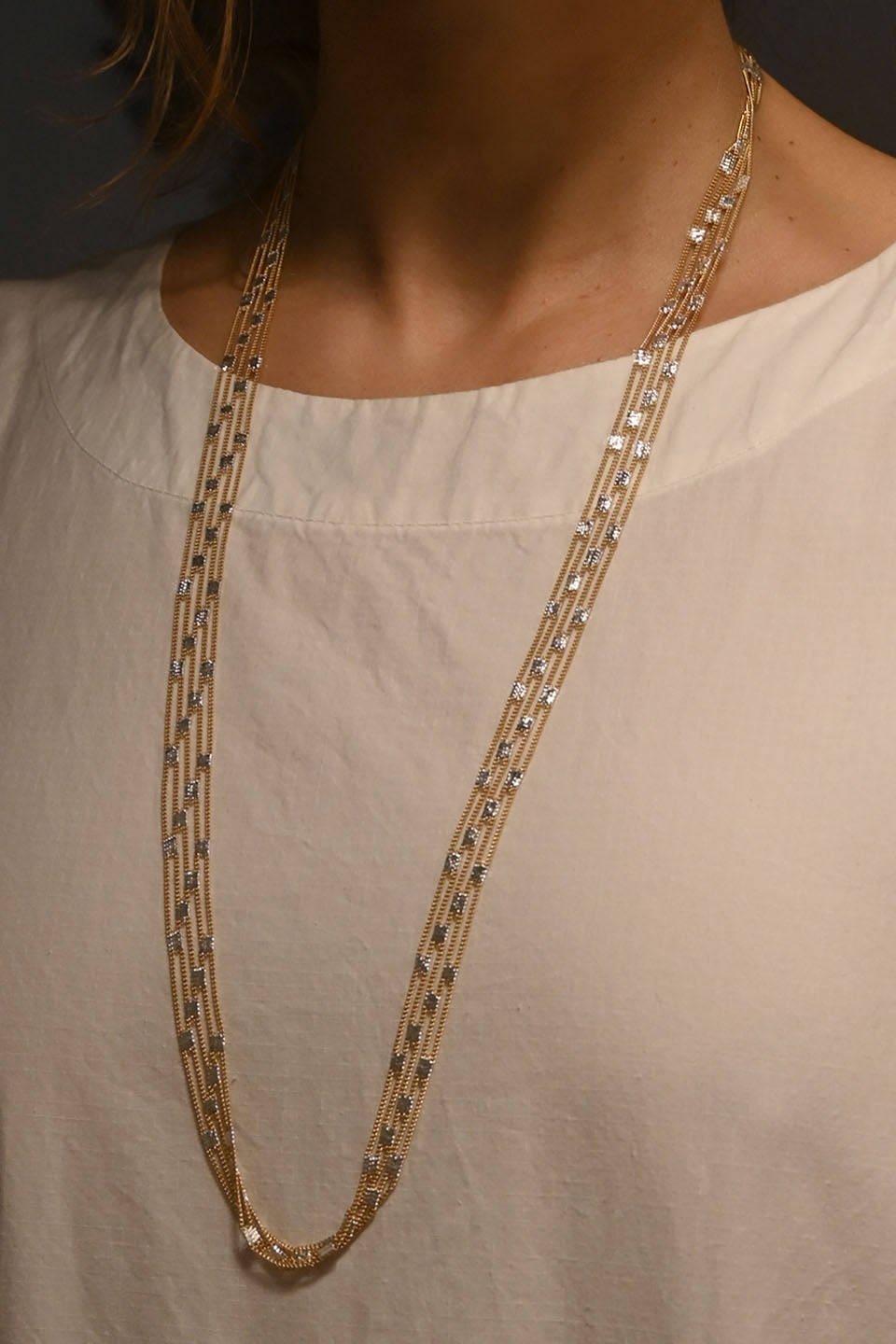 Mesh Necklace 5 Strand
