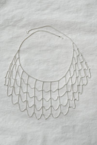 Web Silver Necklace