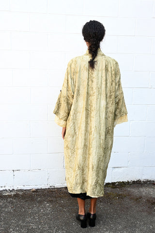 Kimono Coat in Moss