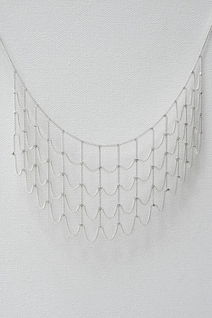 Web Silver Necklace