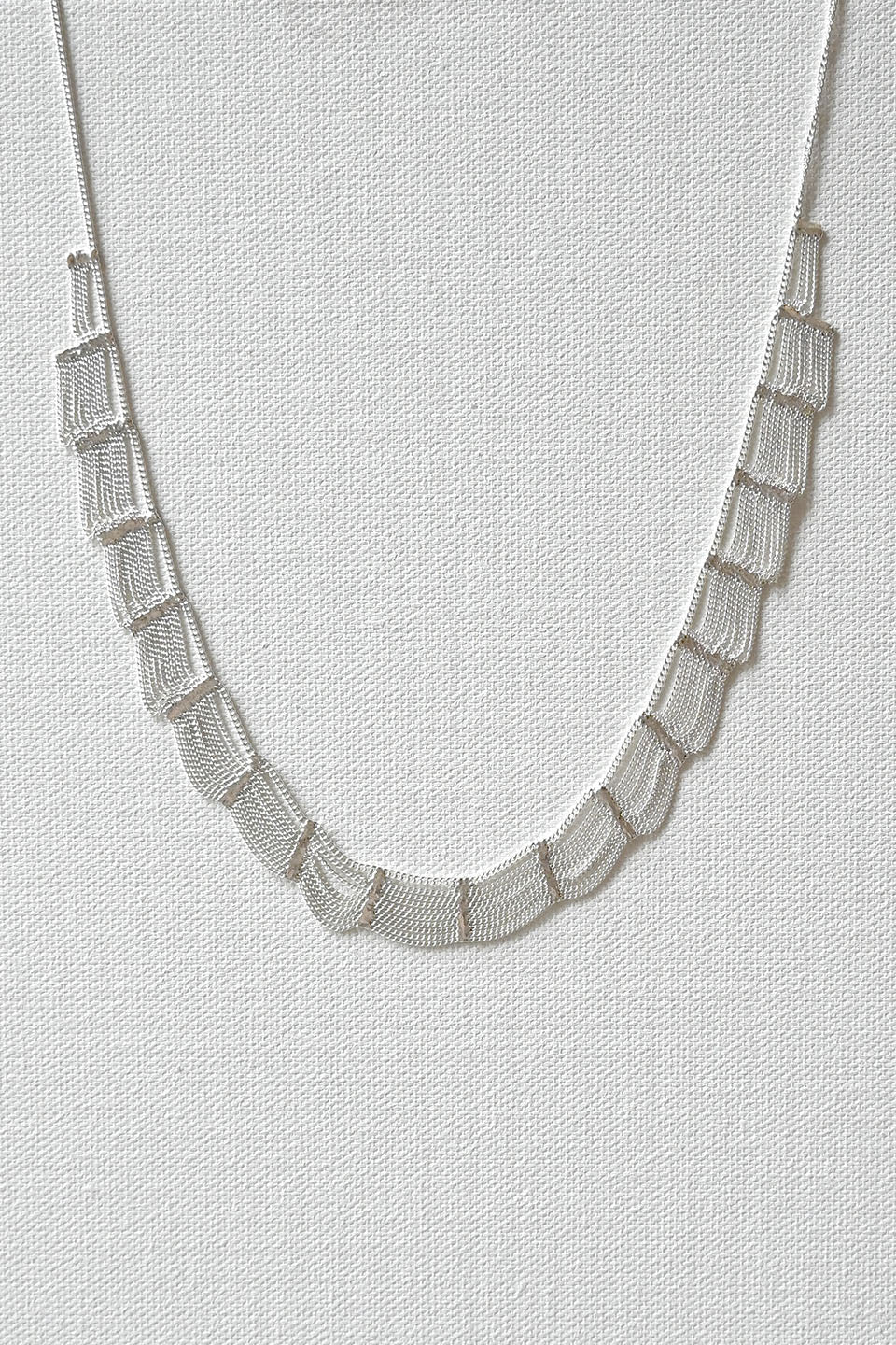 Lace Silver Necklace