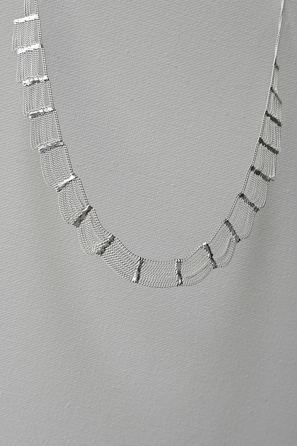 Lace Silver Necklace