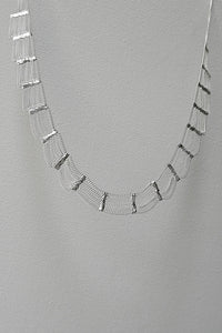 Lace Silver Necklace