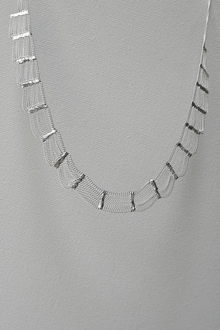 Lace Silver Necklace