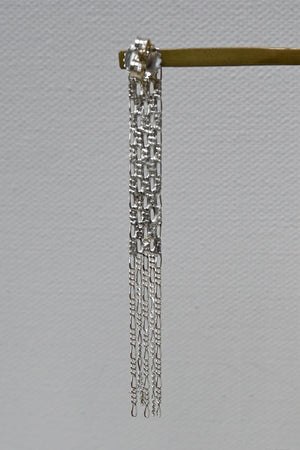Silver Textured Post Earrings