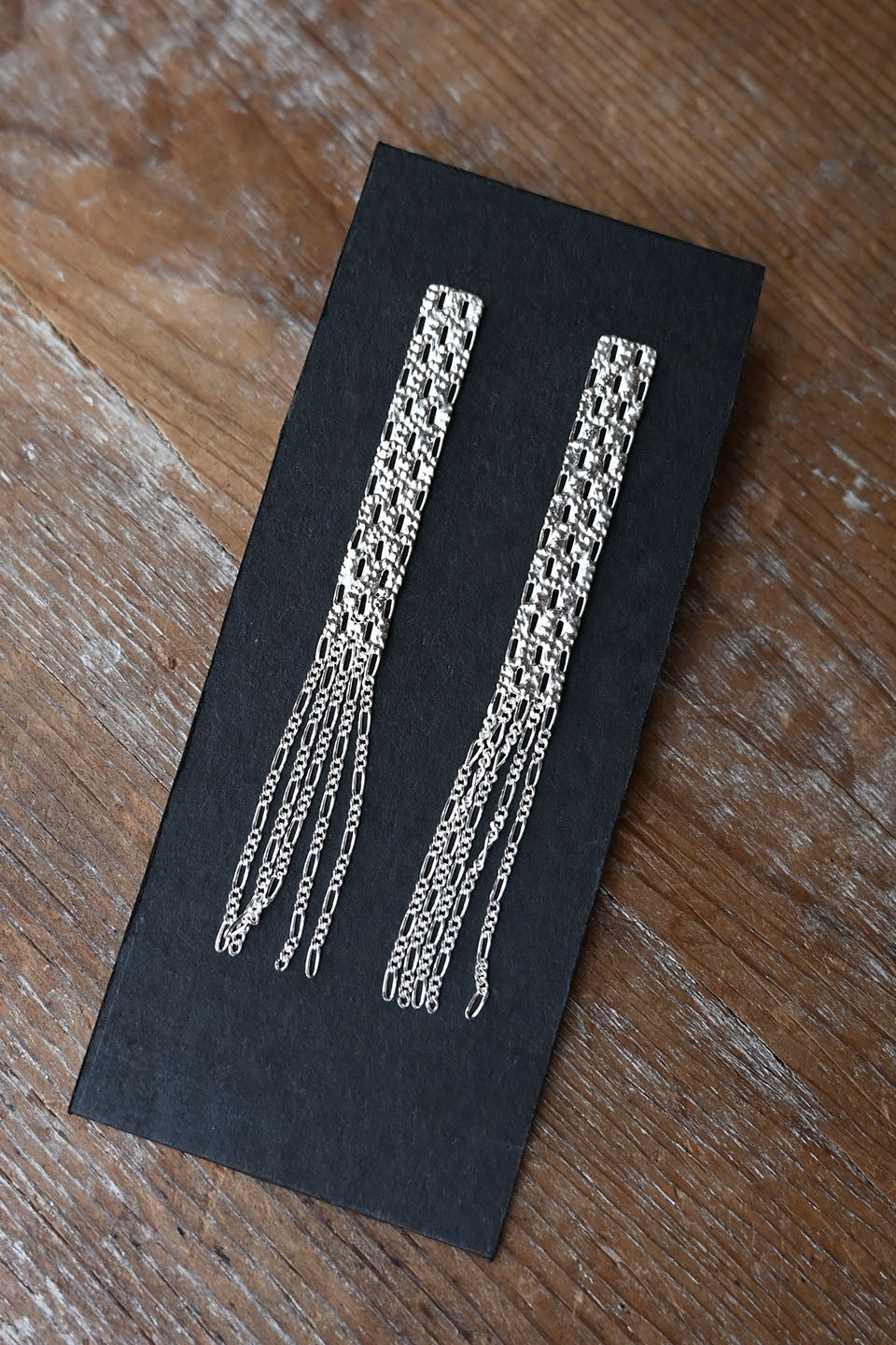 Silver Textured Post Earrings