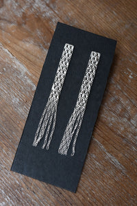 Silver Textured Post Earrings