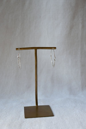 Earring No. 07 Silver (Various Sizes)
