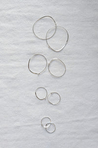 Earring No. 01 Silver (Various Sizes)