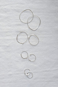 Earring No. 01 Silver (Various Sizes)