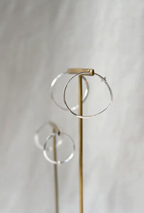 Earring No. 01 Silver (Various Sizes)