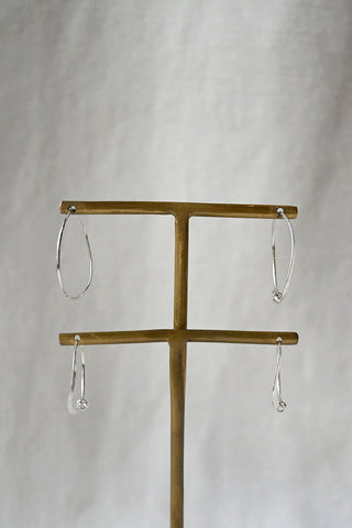 Earring No. 01 Silver (Various Sizes)