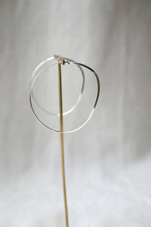 Earring No. 01 Silver (Various Sizes)