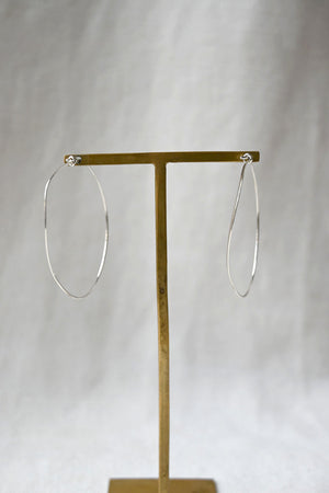 Earring No. 01 Silver (Various Sizes)