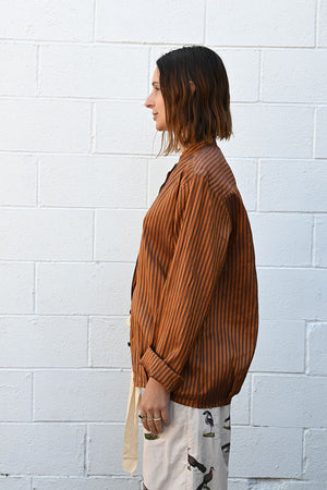 Brown Stripe Shirt