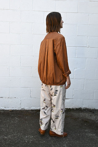 Brown Stripe Shirt