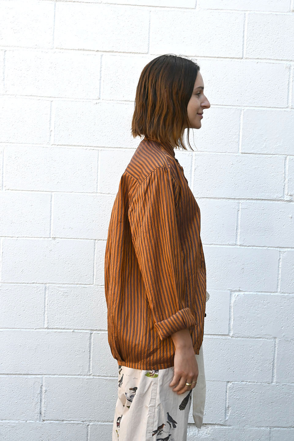 Brown Stripe Shirt