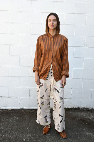 Bird Print Pants