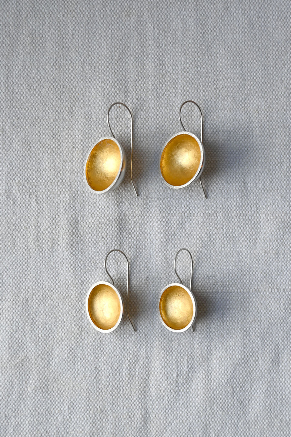 Gold Leaf Earrings Medium / Large