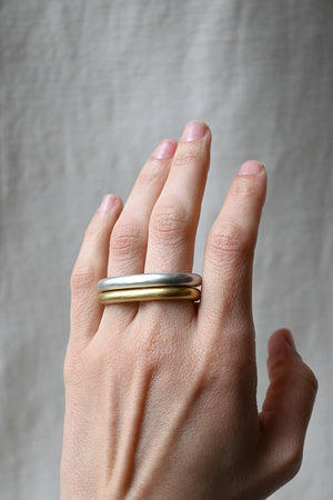 Two Finger Ring Brass