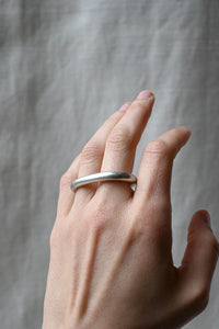 Two Finger Ring Silver