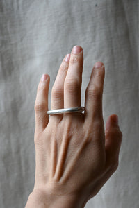 Two Finger Ring Silver