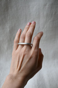 Two Finger Ring Silver