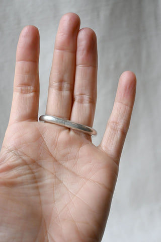 Two Finger Ring Silver