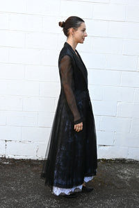 Lace Layered Coat