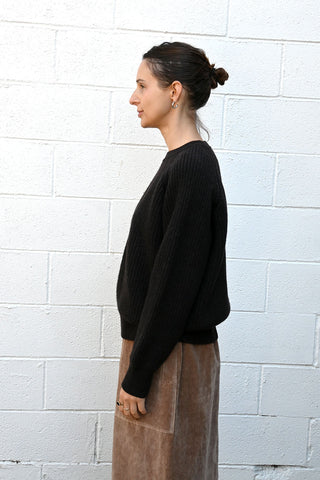 Pully Sweater Dark Brown