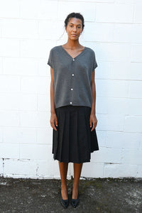 Gilet Over Mixcash in Grey