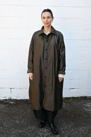 Silk Fleece Lined Coat