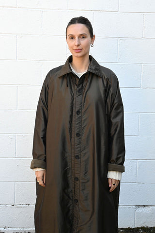 Silk Fleece Lined Coat