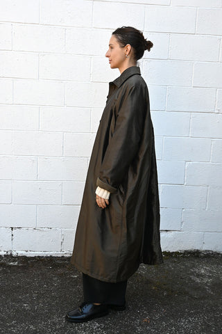 Silk Fleece Lined Coat