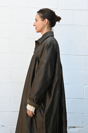 Silk Fleece Lined Coat