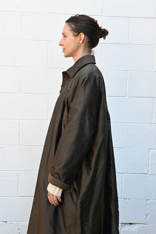 Silk Fleece Lined Coat
