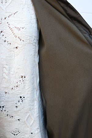 Silk Fleece Lined Coat