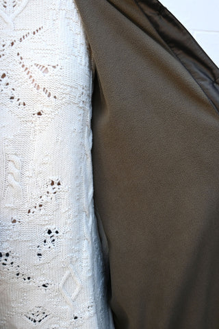 Silk Fleece Lined Coat
