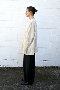 Textured Pullover Natural