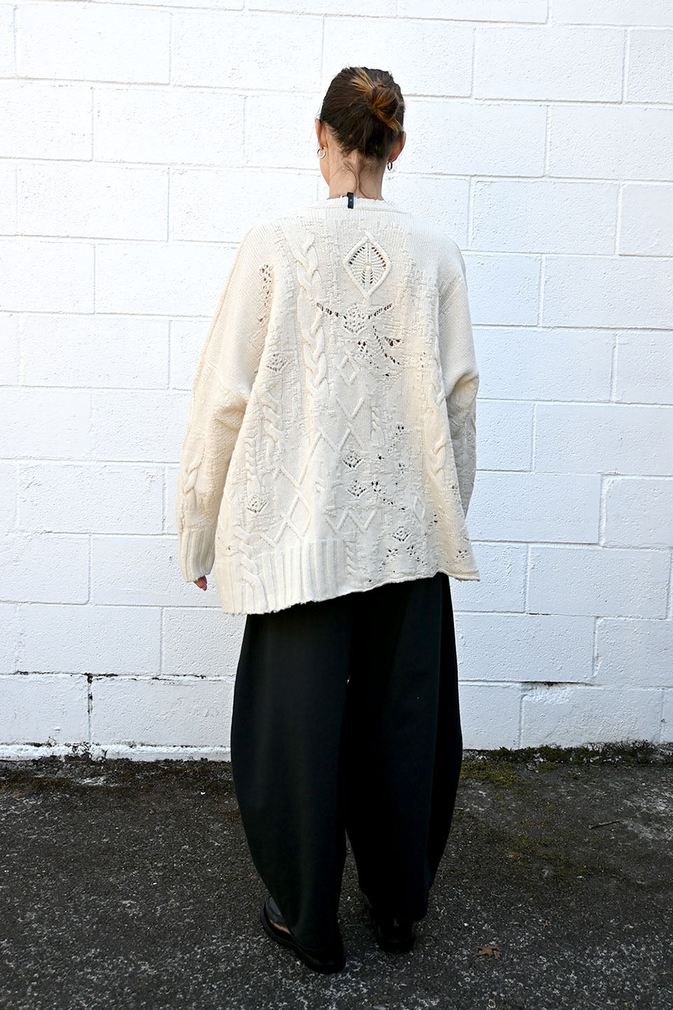 Textured Pullover Natural